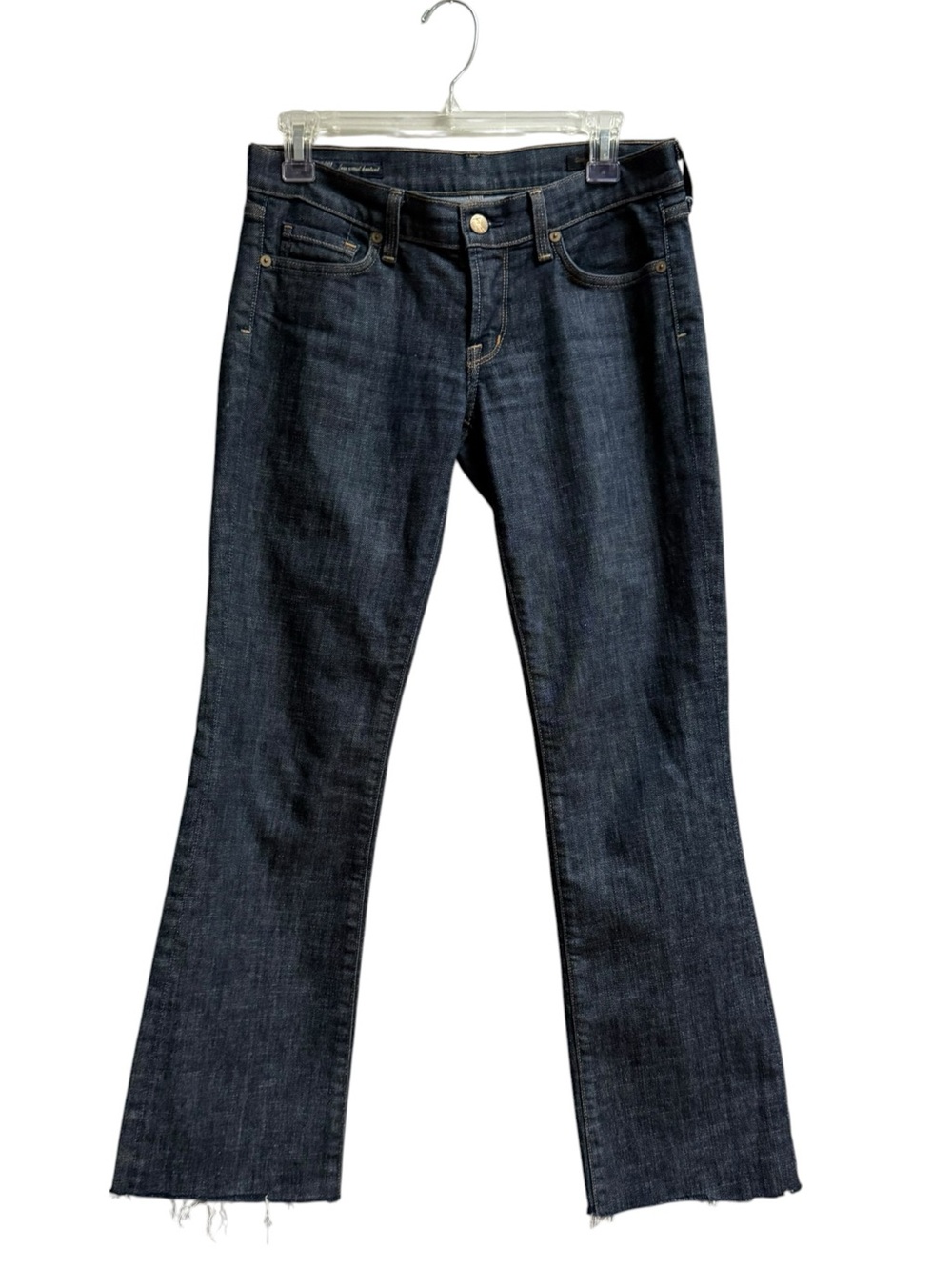 Citizens of Humanity Women’s Low Rise Bootcut Jeans Kelly Stretch Dark Blue 4 27